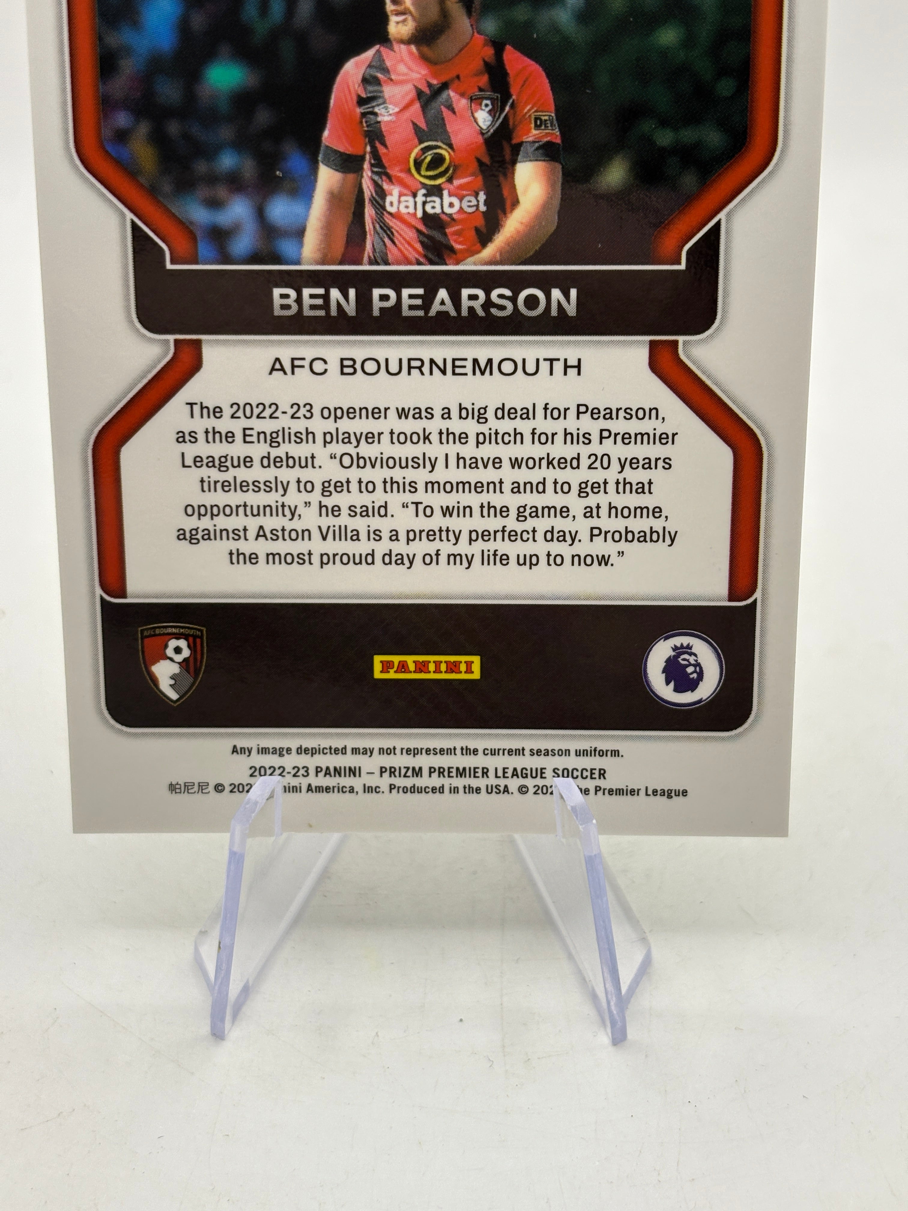 2022-23 Panini Prizm Soccer - Ben Pearson #224 Green Scope /5, photo 8